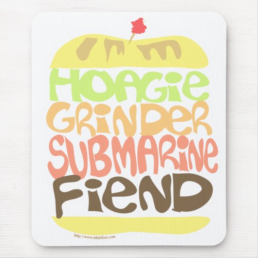 Sandwich-Fiend Mousepad (Vorne)