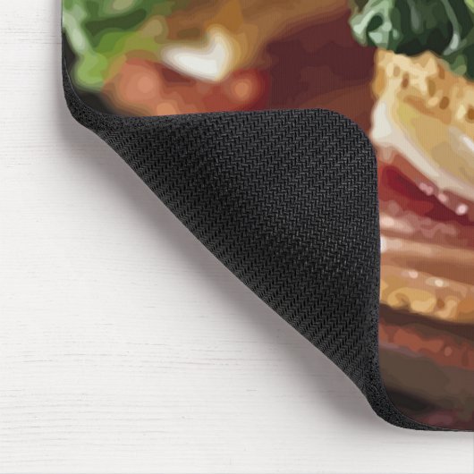 Sandwich-Frage Mousepad (Ecke)