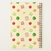 Sandwich-Gelb Notizblock (Rückseite)