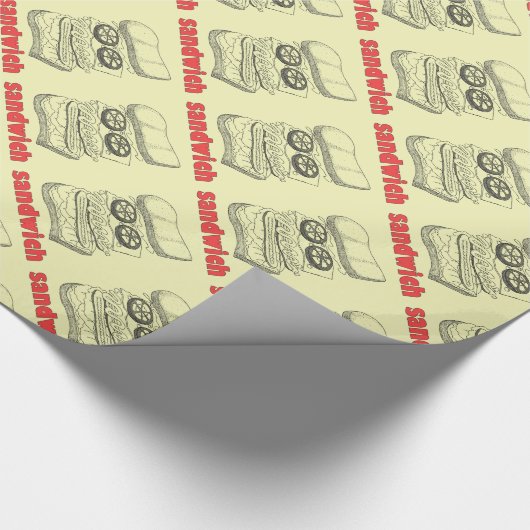 Sandwich Geschenkpapier (Ecke)
