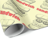 Sandwich Geschenkpapier (Rolleneckpunkt)