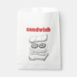 Sandwich Geschenktütchen