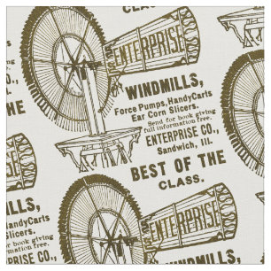 SANDWICH-ILLINOISunternehmens-WINDMÜHLE 1889 CO. Stoff