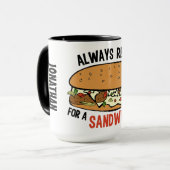 Sandwich individuelle Name Tasse (Vorderseite Links)