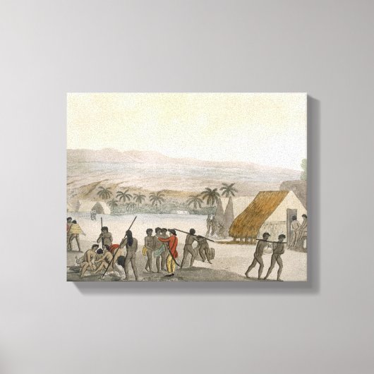 Sandwich-Inseln - ein westlicher Verhandlungspartn Leinwanddruck (Vorderseite)