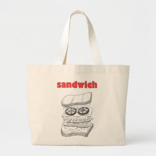 Sandwich Jumbo Stoffbeutel