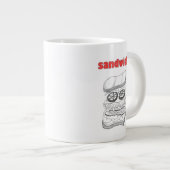 Sandwich Jumbo-Tasse (Vorderseite Rechts)