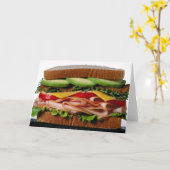 Sandwich Karte (Gelbe Blume)