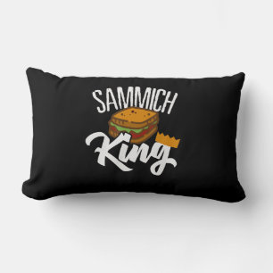 Sandwich-King   Food Lover Cooking Gift Lendenkissen