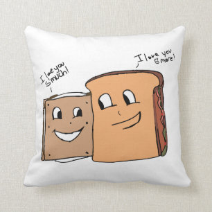 Sandwich-Liebe-Kissen Kissen