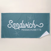 Sandwich Massachusetts Nautical Strandtuch (Vorderseite)