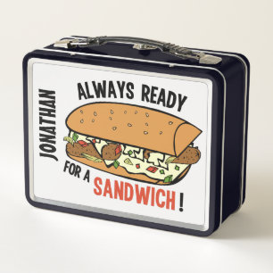 Sandwich mit individuellem Namen Lunchbox