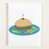 Sandwich mit Veggie Sides Fun Food Planer (Vorderseite)