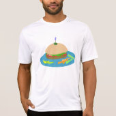 Sandwich mit Veggie Sides Fun Food T-Shirt (Vorderseite)