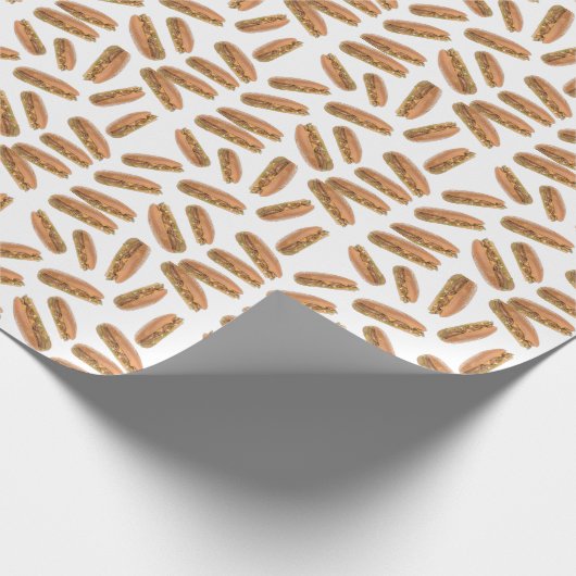 Sandwich-Muster Geschenkpapier (Ecke)