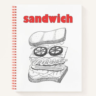 Sandwich Notizblock