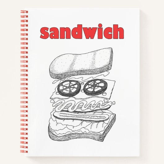 Sandwich Notizblock (Vorderseite)