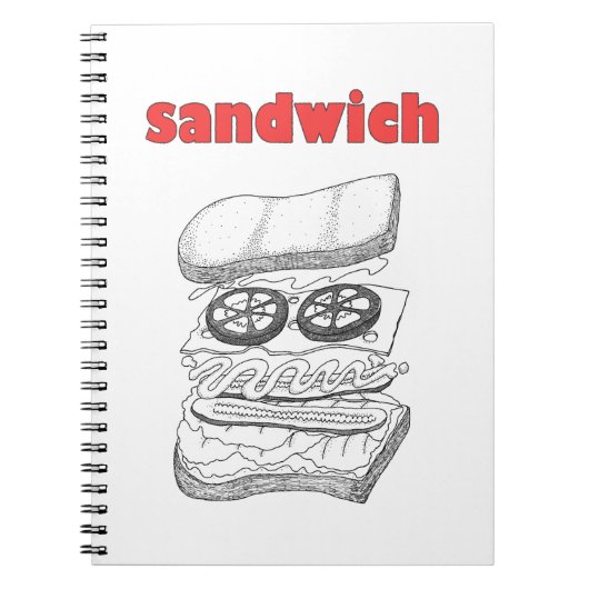 Sandwich Notizblock (Vorderseite)