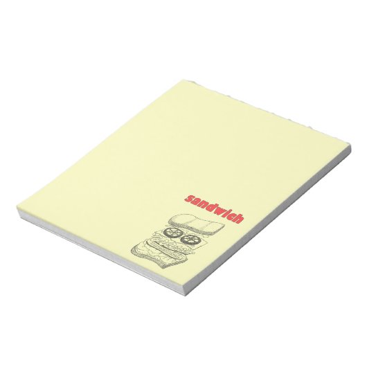 Sandwich Notizblock (Rotiert)