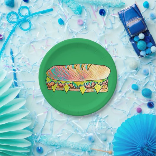 Sandwich-Picknick-Party Pappteller (Party)