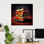 Sandwich-Poster Poster (Heimbüro)