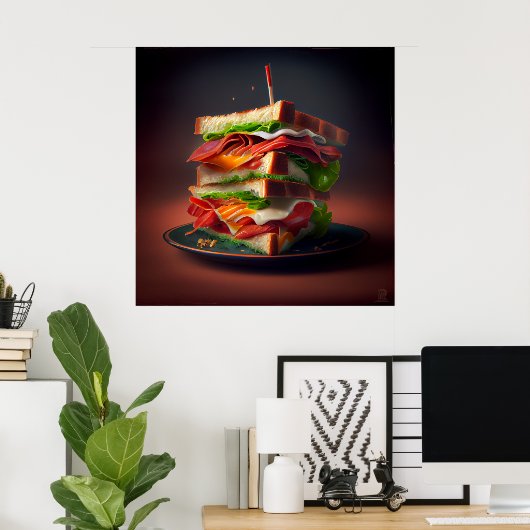 Sandwich-Poster Poster (Heimbüro)