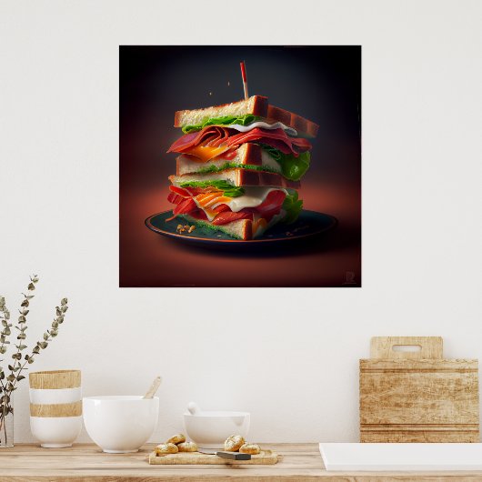 Sandwich-Poster Poster (Küche)