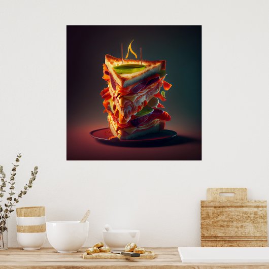 Sandwich-Poster Poster (Küche)