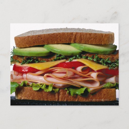 Sandwich Postkarte (Vorderseite)