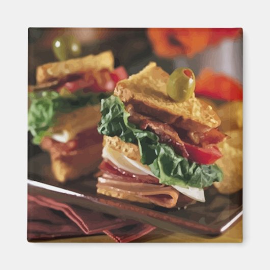 Sandwich Question Magnet (Vorne)