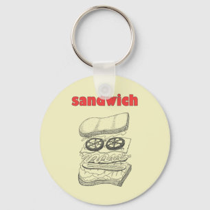Sandwich Schlüsselanhänger