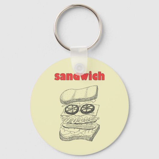 Sandwich Schlüsselanhänger (Vorderseite)