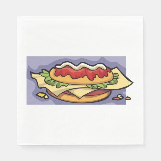 Sandwich Serviette (Vorderseite)