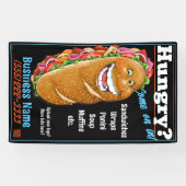 Sandwich Shop Sign Deli Banner Food Truck (Horizontal)