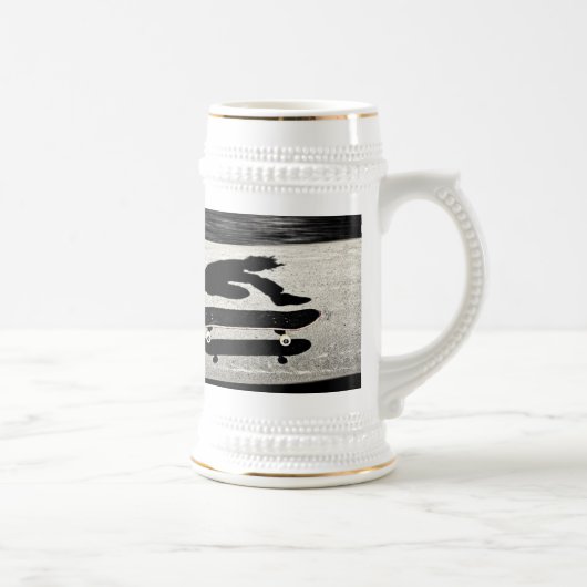 Sandwich-Skateboard Bierglas (Rechts)