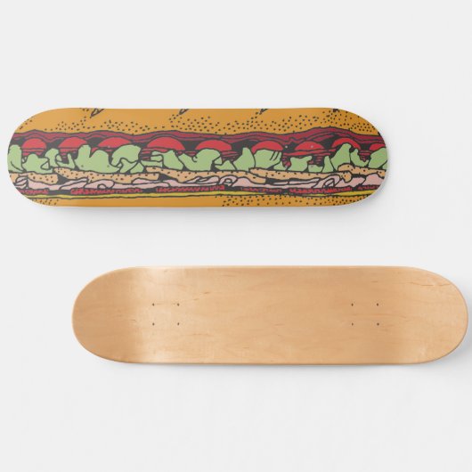 Sandwich Skateboard Deck (Horizontal)