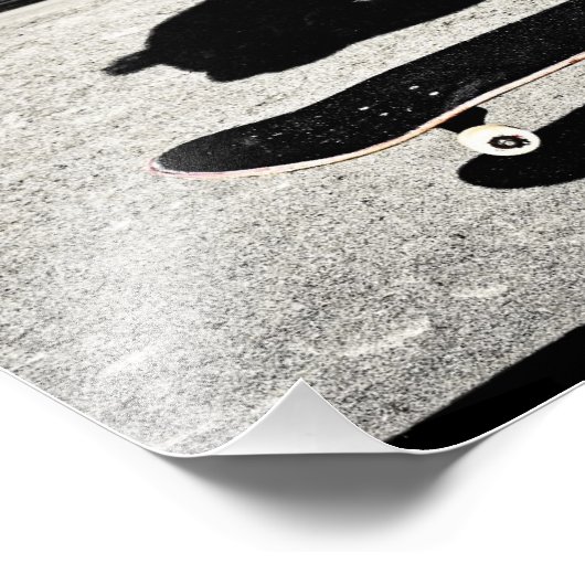 Sandwich-Skateboard Fotodruck (Ecke)