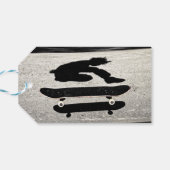 Sandwich-Skateboard Geschenkanhänger (Rückseite Horizontal)