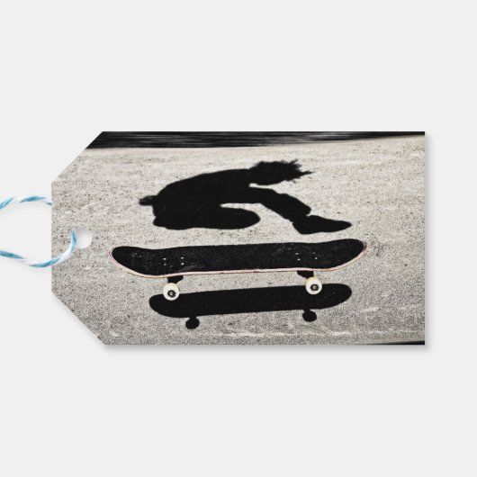 Sandwich-Skateboard Geschenkanhänger (Rückseite Horizontal)