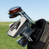 Sandwich-Skateboard Golf Headcover (In Situ)