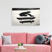 Sandwich-Skateboard Leinwanddruck (Insitu (Wohnzimmer))