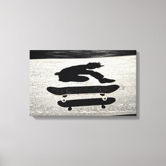 Sandwich-Skateboard Leinwanddruck (Vorderseite)
