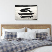 Sandwich-Skateboard Leinwanddruck (Insitu (Schlafzimmer))