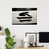 Sandwich-Skateboard Poster (Heimbüro)