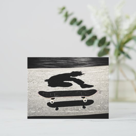 Sandwich-Skateboard Postkarte (Stehend Vorderseite)