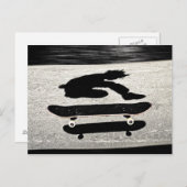 Sandwich-Skateboard Postkarte (Vorne/Hinten)
