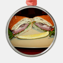 Sandwich Smile Keramikornament