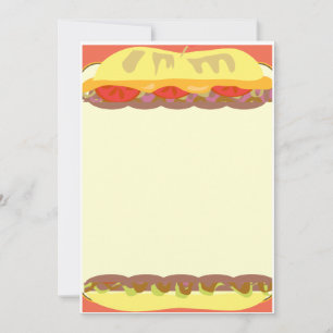 Sandwich Stationery Mitteilungskarte