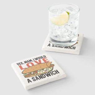 Sandwich-Stein-Untersetzer Steinuntersetzer