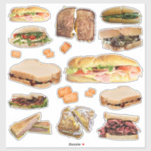 Sandwich Stickers
